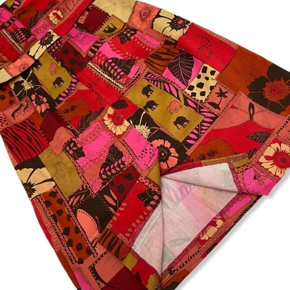 Russell Kemp Patchwork Animal Safari Print Dress - Picture 9 of 12